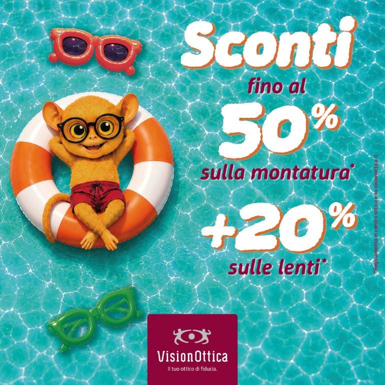 Sconti estivi da VisionOttica